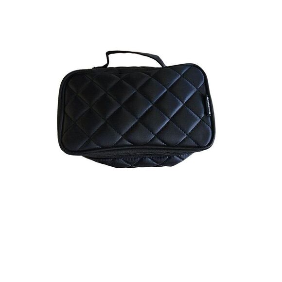 OneGenug Handbags - Black Quilted OneGenug Cosmetic Bag - NWOT